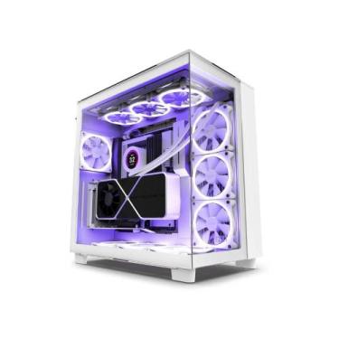 Imagem de Gabinete Gamer NZXT H9 Elite Mid Tower CM-H91EW-01 Superior, Lateral e