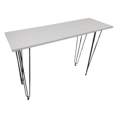 Imagem de Aparador com Tampo MDF 18 mm 40 x 100 Cm - Branco - Fundição Petrópoli