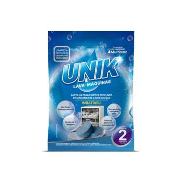 Imagem de Pastilha Para Limpeza de Máquina de Lavar Louças Unik C/ 2unida