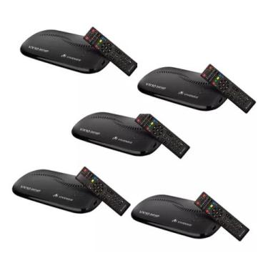 Imagem de Kit 05 Receptores com lnbf oituplo nova parabólica vx10 vicencis - viv