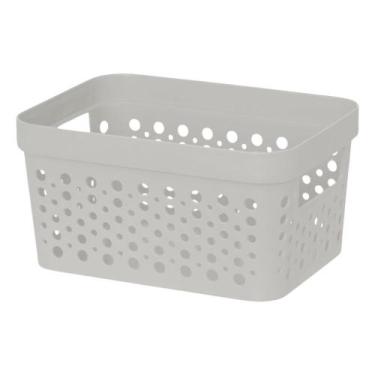 Imagem de Cestos Organizador  s/ Tampa Trama Rattan 2L Usual Utilid - Usual Util