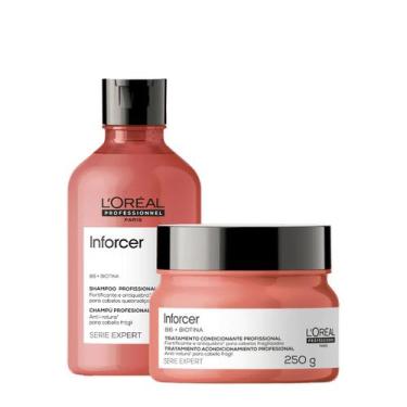 Imagem de Kit L'Oréal Professionnel Inforcer Serie Expert Shampoo e Máscara P (2