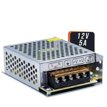 Imagem de Fonte Colméia Chaveada 12v 5a 60w Led Bivolt Câmeras Cftv - Select, Ún