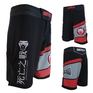 Imagem de Bermuda MMA de Luta e Artes Marciais para Combate - Mortality-Masculino