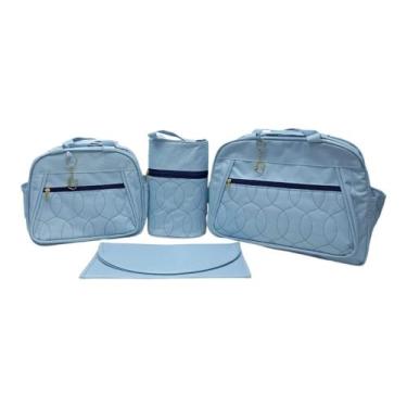 Imagem de Kit bolsa Maternidade Bolhas de Alegria - Hyno Kids, Azul