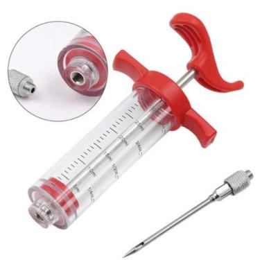 Imagem de Seringa Culinária Injeção De Temperos Em Carnes Recheio Aves - H2