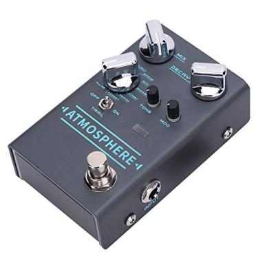 Imagem de VGEBY Reverb Guitar Pedal, Reverb Effect Pedal Guitar 9 Digital Ambiance Bypass Musical Instrument Accessories R4 Music Effect Supplies