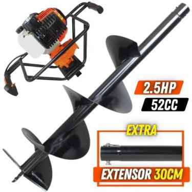 Imagem de Perfurador de Solo Vulcan VPS520 Para Uso na Construção Civil Com Broc