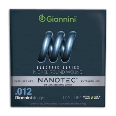 Imagem de Encordoamento giannini geegst.12 pn guitarra protetiva nanotec 0.012