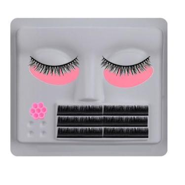 Imagem de 1 Rosto Suporte 3d Treino Extensão Cílios Fio a Fio Volume - LULLU PER