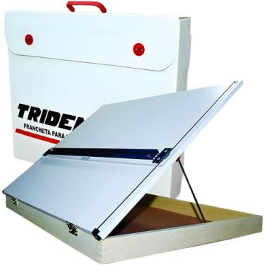 Imagem de Prancheta Portátil com Régua Paralela Trident A3 Mod 5000