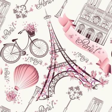Imagem de Papel De Parede Temático Decorativo Paris - 3,00x0,50m - DEKAL DECOR