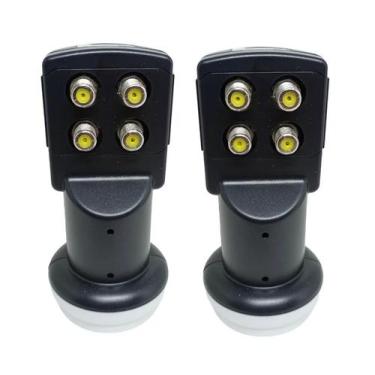 Imagem de Kit 2 lnbf ku quad bedinsat