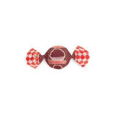 Imagem de 100 Embalagem de Trufas Bombons - AAZ, Sabor Brigadeiro