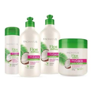 Imagem de Kit De Tratamento Capilar Óleo De Coco Facinatus