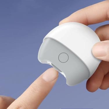 Imagem de Cortador de Unhas Elétrico, Aparador de Unhas de Segurança Recarregável USB (não para Unhas Dos pés) para Pessoas Com LED, Recarregável e 2 Velocidades para Bebês, Crianças,