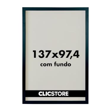 Imagem de Moldura Panorâmica 97,4x137,2 Quebra Cabeça Grow Puzzle 4000 peças sem Vidro Decoração Personalizada Parede Sala (Preto)