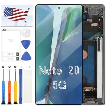 Imagem de Substituição de tela TFT para Samsung Galaxy Note 20 Ultra 5G/4G, para SM-N985 SM-N986 Display LCD Touch Screen Digitalizador Kit de reparo completo com moldura (sem impressão digital)