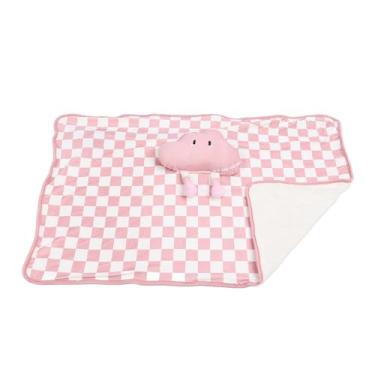 Imagem de Cobertor Aquecido Com Almofada de Nuvem de Bolso Manual Alimentado por USB, Cobertor Elétrico Leve e Portátil de Aquecimento Rápido de 10 W, Uso Doméstico No Escritório (PINK)