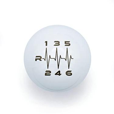 Imagem de Billetworkz Botão de mudança de batimento cardíaco ponderado (500 g) compatível com Subaru BRZ/Scion FRS/Toyota GT86 Manual 2012-2021