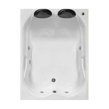 Imagem de Banheira Dupla Olinda COMBATE com hidro em acrílico - Brasil Banheiras