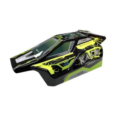 Imagem de Luwecf 1/16 Escala RC Substituição de concha de carro RC Acessórios para carros RC Acessório do corpo do caminhão para 16201, Verde