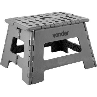 Imagem de Banqueta Plástica Multiuso Dobrável 150KG 220mm Várias Cores VONDER, C