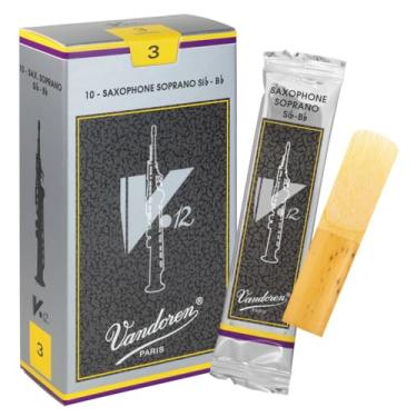 Imagem de Vandoren SR603 Soprano Sax V.12 Palhetas Força 3; Caixa com 10