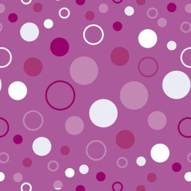 Imagem de Papel de Parede Decorativo Bolinhas e Tons Roxos 3,3m - NoBrand