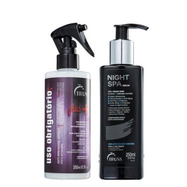 Imagem de Truss Kit Uso Obrigatório Plus+ Reconstrutor 260ml e Night Spa Serum 2
