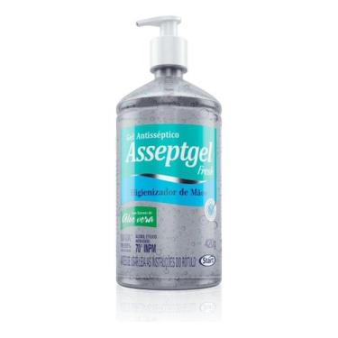 Imagem de Álcool Em Gel Antisséptico 420gr Asseptgel Fresh Blue