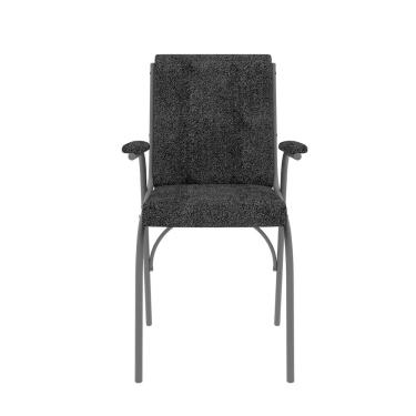 Imagem de Cadeira Office Ergonômica Longos Períodos Em Aço Onix Preto
