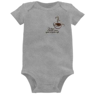 Imagem de Body Bebê Já tomei muitas dores, agora só quero café - Foca na Moda, C