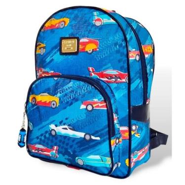 Imagem de Mochila Maternidade Menino Bolsa de Costas Passeio Creche Escola C/ De