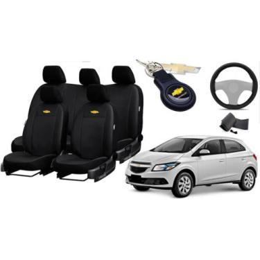 Imagem de Kit de Capas de Couro de Alto Padrão para Onix 2016 - Couro Impermeáve