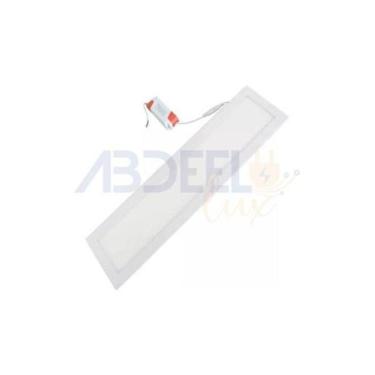 Imagem de Painel Luminária Retangular Led Embutir 15x60 18W 60x15 Cor Branco Fri