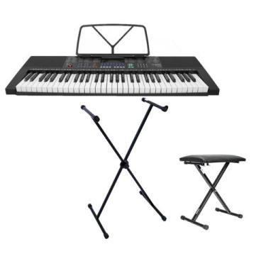 Imagem de Teclado Musical Spring Tc161 61 Teclas Estudante Com 350 Timbres Supor