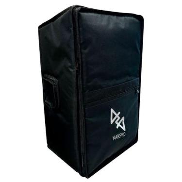 Imagem de Capa bag luxo almofadada p/ caixa de som mak pro mk15 15''
