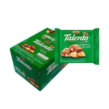 Imagem de Chocolate Ao Leite Talento Castanha Do Pará 12X85Gr Garoto