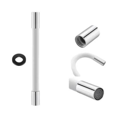Imagem de Extensor de Torneira 360° - Flexível, Giratório e de Silicone para Coz