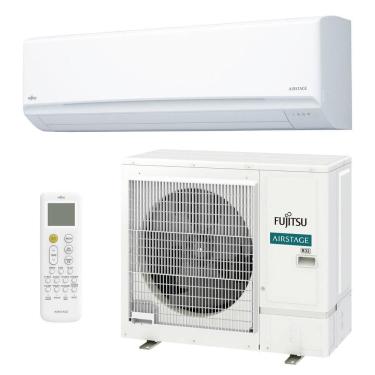 Imagem de Ar-Condicionado Split Inverter 27000 BTUs Fujitsu Airstage Premium High Wall Quente e Frio ASBH27KMTA/AOBH27KMTA 220V