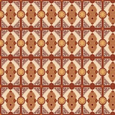 Imagem de Papel De Parede Desenho Vermelho E Amarelo Vinilico Sala