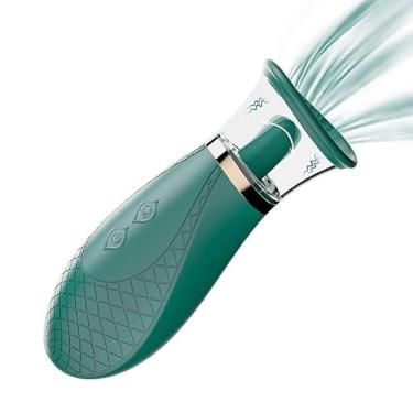 Imagem de Pistil S-Hande Vibrador Feminino Sugador Clitóris com Lingua 9 Intensidades de Pressão e Vibração (VERDE)