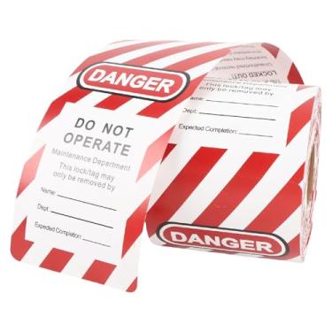 Imagem de Danger Barricade Red Pack 25 Com Embalagens Leves, Mas Robustas, para o Formato de Rolagem à Prova de Lágrimas de Alta Durabilidade, para Fácil Acesso à Segurança água para a