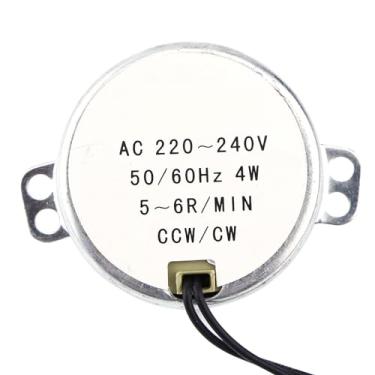 Imagem de Motor Síncrono CA 4W ​​220 a 240V, Motor Redutor CWorCCW, Baixo Consumo, Tamanho Pequeno e Peso Leve para Mecanismo de Ventilação de Ventilador Elétrico e Outros Equipamentos