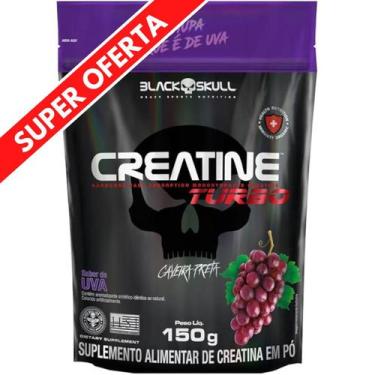 Imagem de Creatina Monohidratada Black Skull Turbo 150g Refil  Energia, Força e 