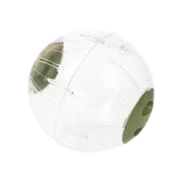 Imagem de IEUDNS Acessórios para gaiolas de bola de hamster Exercício Fácil de limpar 728 '', transparente, roda de bola esportiva silenciosa, Verde