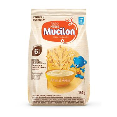 Imagem de Cereal Infantil Mucilon Arroz e Aveia 180g