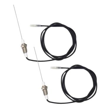 Imagem de Ioensy 2 peças de agulha de ignição de faísca para aparelhos a gás, agulha de ignição de forno, pino de de fogão profissional com rosca M10 para lareira a