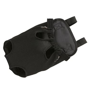 Imagem de Mochila da Transportadora da Frente de Animais de Estimação, Malha Cães Bolsa Transporte Respirável, Pernas para Fora do Animal Estimação, Material Nylon Design Com Botão Zíper Conveniente para (S)